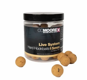 Бойли насадкові CC Moore Live System Hard Hookbaits, 50 шт., солодкі тонучі бойли CCMoore Live 92803 фото