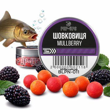 Поп апы Interkrill POP-UP 10mm Шелковица/Mullberry, 15г BLPN-011 фото