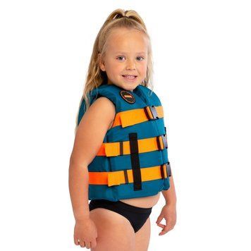 Нейлоновый страховочный жилет Jobe Nylon Vest Youth Teal 244823016 фото