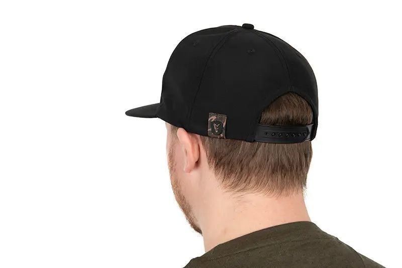 Кепка с козырьком Fox Black / CAMO Snapback Cap CHH029 фото