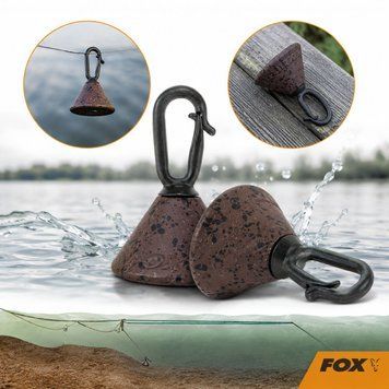 Бекліди 43 г (3 шт.) Fox Edges Back Leads 43g x 3 для приталення волосіні CAC531 фото