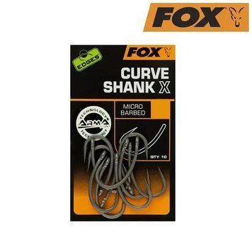 Коропові гачки Fox Edges Curve Shank X (10шт) CHK221 фото