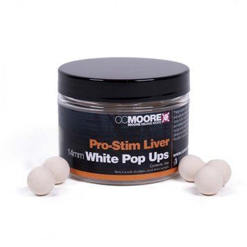 Поп апы CC Moore Pro-Stim Liver White Pop Ups 14mm (45шт) 90352 фото