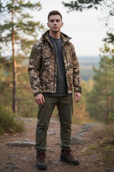 Куртка Soft Shell (софт шелл) мультикам, М Куртка Soft Shell мультик фото
