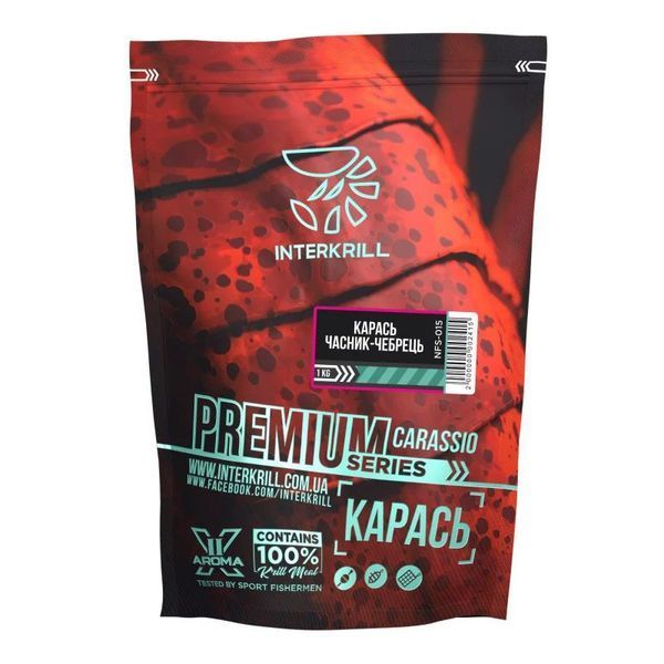 Прикормка&nbsp;Премиум Карась-Чеснок-Чебрец, 1кг NFS-015 фото