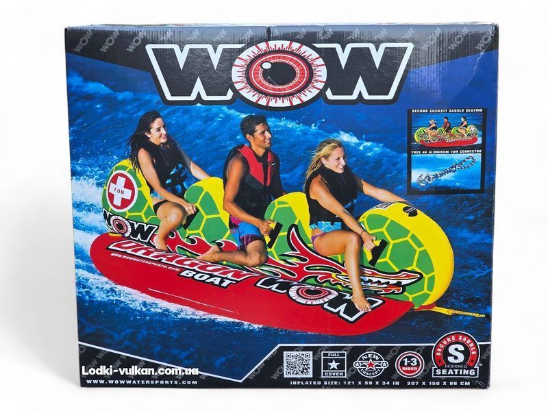 Тримісний водний банан Wow Dragon 3P Wow Dragon Boat 3P фото