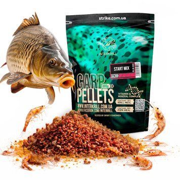 Пеллетс Interkrill Pellets Start Mix 2мм/4мм 800г PLB-006 фото