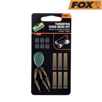 Набір для монтажу чод-клунь Fox Edges Tungsten Chod Bead Kit (6 шт) CAC488 фото