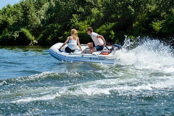 Надувная двухместная лодка Kolibri КМ-270DXL с Аir-deck KM-270DXL фото
