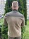 Тепла флісова куртка хаки со вставками Soft Shell,флисовая кофта Турция S,M,L,XL,XXL,XXXL. Кофта флис хаки Soft shel фото 4