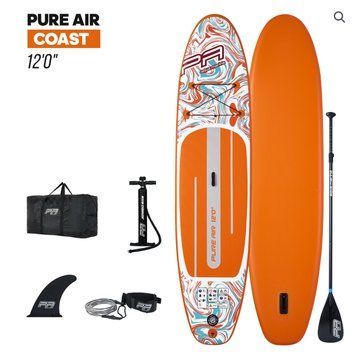 Надувная SUP-доска Aqua Marina PURE AIR 12'0" прогулочный сап борд до 170 кг PA-25C366 фото