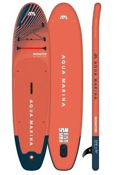 Доска Aqua Marina MONSTER (SKY GLIDER) &ndash; ALL-AROUND ISUP 3.66M/15CM (до170кг) BT-23MOP фото