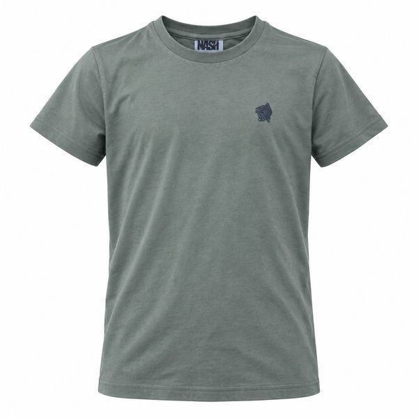 Футболка для подростков Nash Tackle T-Shirt Green 10-12лет C1136 фото