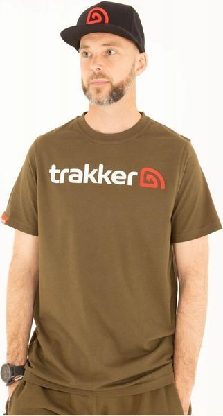 Чоловіча футболка Trakker CR Logo T-Shirt, фірмова чоловіча футболка Trakker 207160 фото