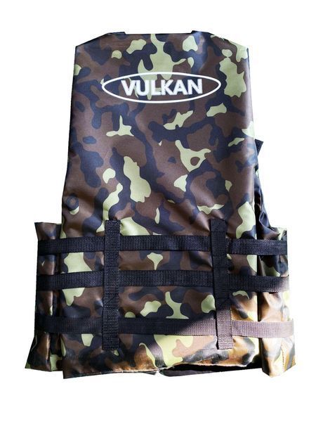 Камуфляжний спасжилет Vulkan Progress 90-120кг Progress 2XL-3XL камо фото