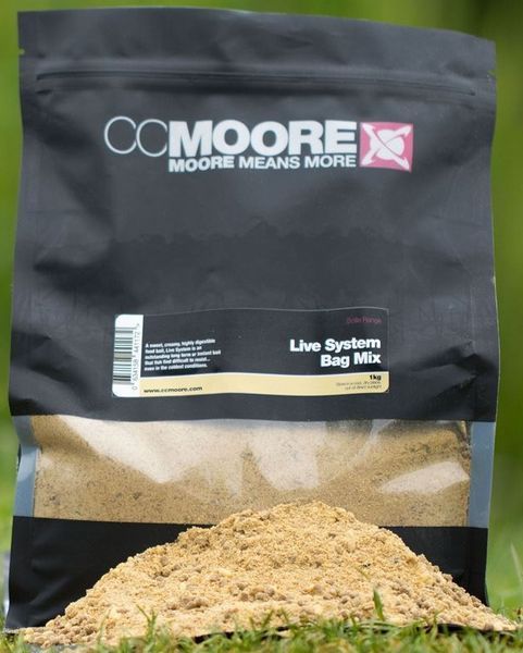 Прикормочна суміш CC Moore Live System Bag Mix, стік-мікс CCMoore Live System PVA Bag Mix 97875 фото