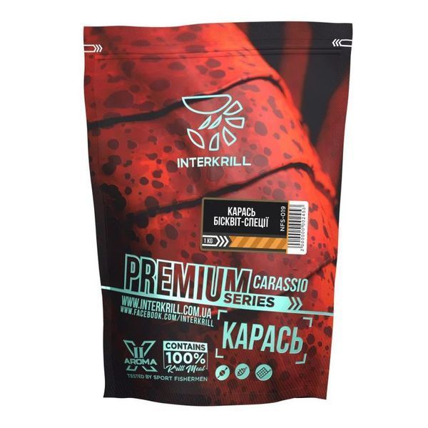Принада Преміум Карась-Бісквіт-Спеції, 1кг NFS-019 фото