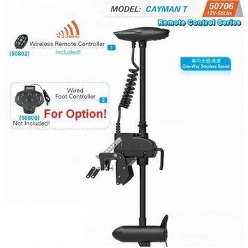 Електромотор Haswing Cayman T 55Lbs чорний 12В HE-50706-100_B фото