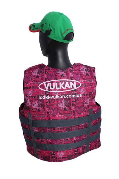 Рятувальний жилет Vulkan на 70-90 кг Малиновый 70-90 фото