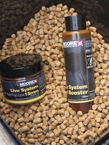 Набір для підгодовування CC Moore Live System Session Pack 15 mm (бойли 15мм+пелетс 6мм+ліквід+попапи 15мм) 92503 фото