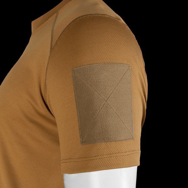 Быстросохнущая мужская футболка Camo-tec Chiton Tactical CoolPass Antistatic Coyote 5867 фото