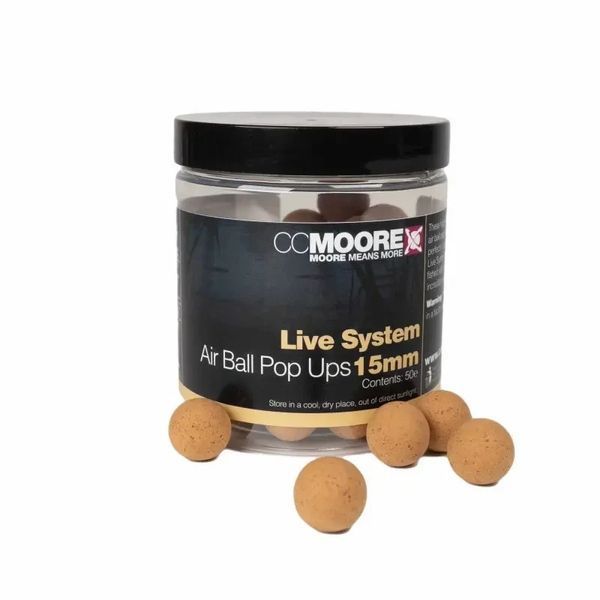 Набір для підгодовування CC Moore Live System Session Pack 15 mm (бойли 15мм+пелетс 6мм+ліквід+попапи 15мм) 92503 фото