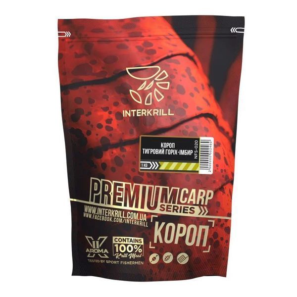 Прикормка Премиум Карп-Тигровой Орех-Имбирь, 1кг NFS-020 фото