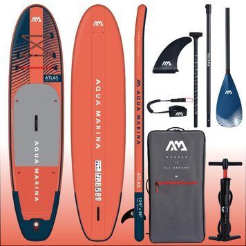 Доска для плавания с веслом Aqua Marina ATLAS (SKY GLIDER) &ndash; ADVANCED ALL-AROUND ISUP (366см, до 180кг) BT-23ATP фото