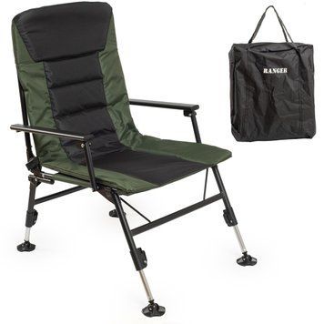 Туристическое кресло Ranger Wide Carp Lux SL-115, раскладное кресло с регулируемыми ножками RA 2260 фото