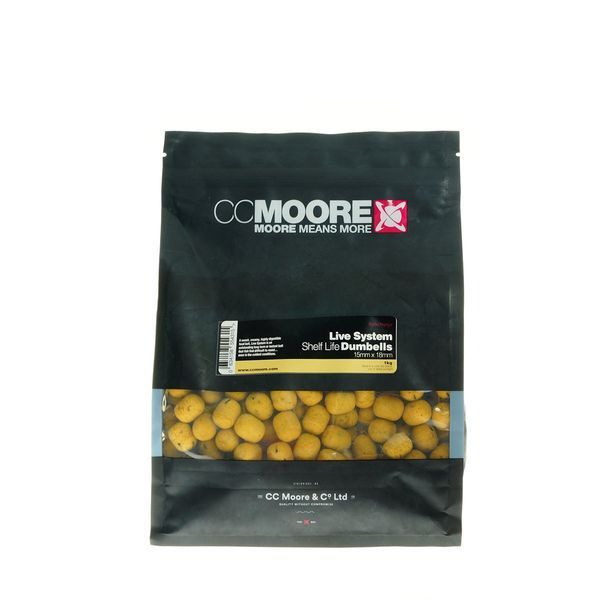 Тонучі бойли CC Moore Live System Shelf Life Dumbells 10x15мм 1кг 90429 фото