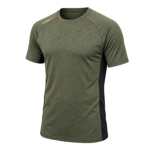 Футболка Trakker Marl Moisture Wicking T-Shirt, быстросохнущая мужская футболка Trakker 207202 фото
