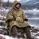 Спальник-пончо 4 в 1 Multicam утеплен для рыбалки, охоты и кемпинга Спальник 3 в 1 мультикам фото 12