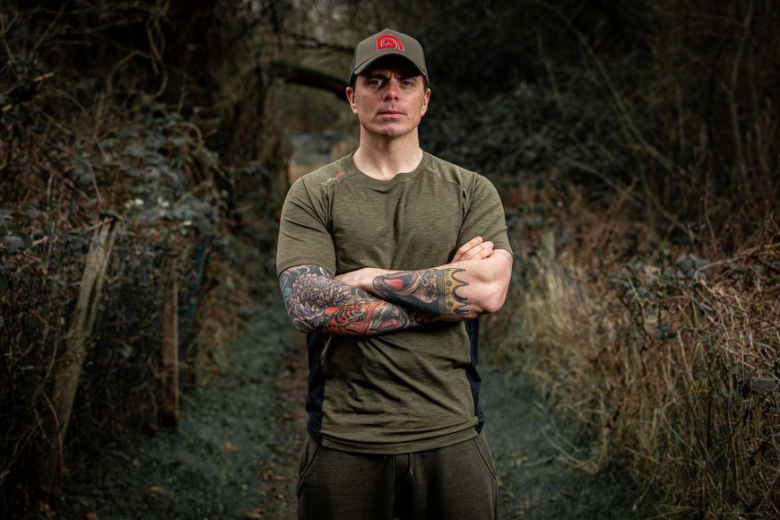 Футболка Trakker Marl Moisture Wicking T-Shirt, быстросохнущая мужская футболка Trakker 207202 фото