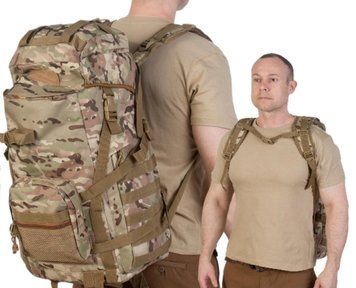 Рюкзак тактичний мультикам 50 лІтрів МТР (Cordura) NB-08 мультикам 50l фото