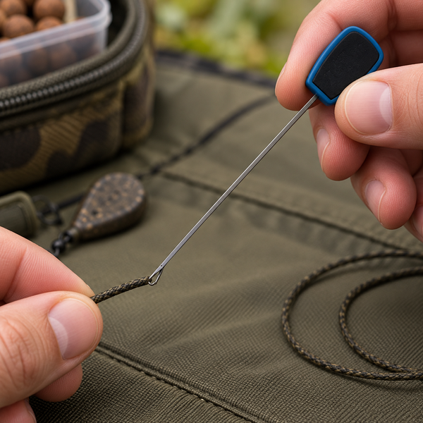 Монтажна голка Stringer Needle із замком для стіків 11 см CZ1173 фото