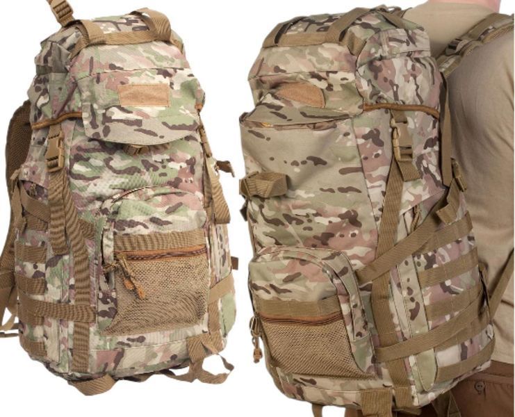 Рюкзак тактичний мультикам 50 лІтрів МТР (Cordura) NB-08 мультикам 50l фото