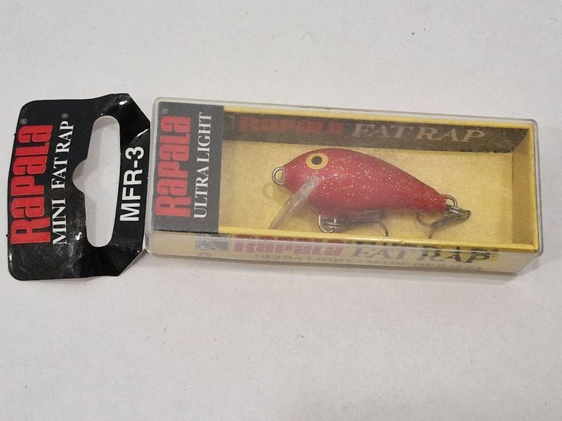 Воблер плавающий Rapala Mini Fat Rap 03 длина 3см вес 4гр FRHF MFR03 TR фото