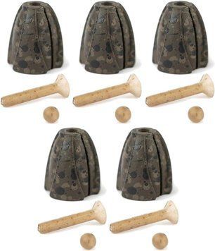 Грузила Fox Removable Flying Back Weights 10g, 5шт CAC796 фото