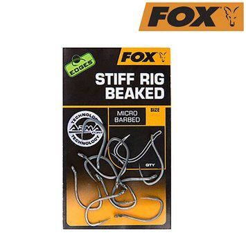 Гачки для оснащення типу чод-ріг  Fox Edges Armapoint Stiff Rig Beaked (10шт) CHK168 фото