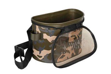 Поясная гермосумка для бойлов Fox Aquos Camolite bait belt large 8L CEV018 фото