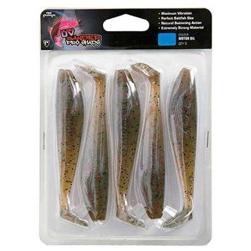 Силіконова приманка FOX Zander Pro Ultra UV 7.5 cm/3" UV Motor Oil NZS019 фото