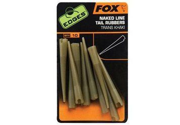 Конуси для безпечних кліпс Fox Power Grip naked line tail rubbers size 7, 10шт CAC686 фото
