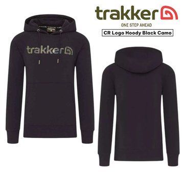 Мужская толстовка Trakker CR Logo Hoody Black Camo, мужское фирменное худи Trakker 207859 фото