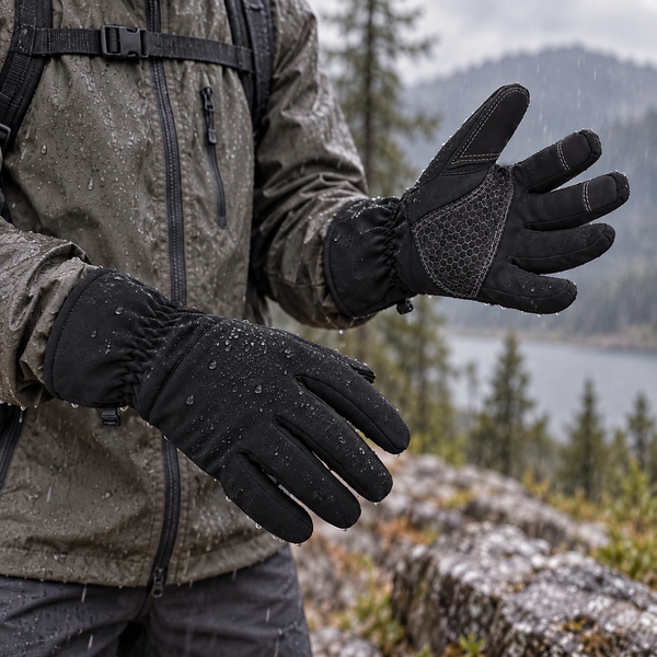 Черные перчатки Softshell M утепленные с флисом, сенсорные, для рыбалки, охоты и работы Перчатки Soft shell черн фото