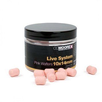 Вафтерсы CC Moore Live System Pink Dumbell Wafters 10x14mm (65шт) 90468 фото