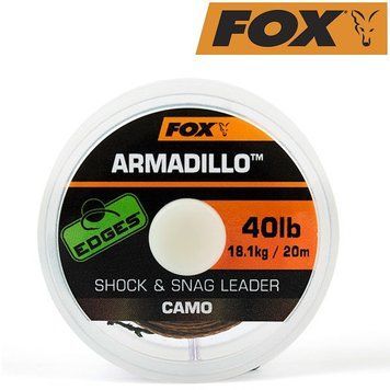 Шок лидер камуфляжный Fox Armadillo Camo 50lb CAC746 фото