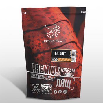 Прикормка Interkrill Premium Series "Карась-Бисквит" 1кг NFS-004 фото