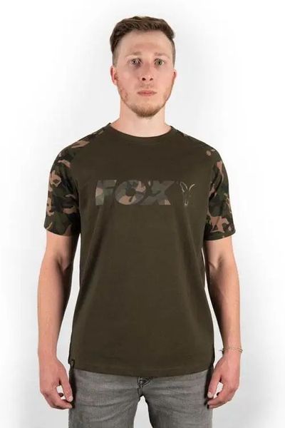 Футболка Fox Camo/Khaki Chest Print T-Shirt XXXL CFX018 фото