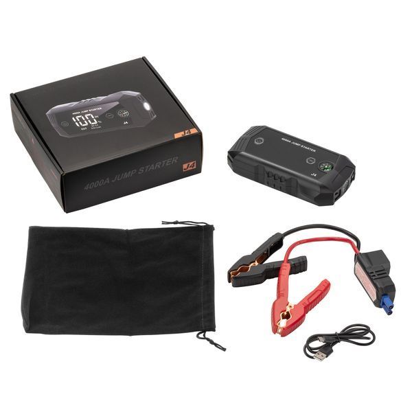 Зарядное устройство HT-RC car jumper 10 000 мАч Power-Bank-4000A J4 JUMP STARTER фото