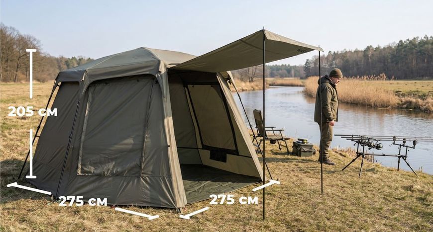 Намет короповий RANGER Gazebo Cube, просторий намет для відпочинку та риболовлі RA 6666 фото